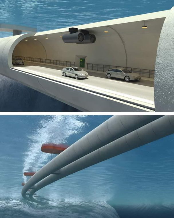 World’s first floating tunnel project in Norway – 27 km long and will cost ยฃ50 billion World’s first floating tunnel project in Norway – 27 km long and will cost ยฃ50 billion