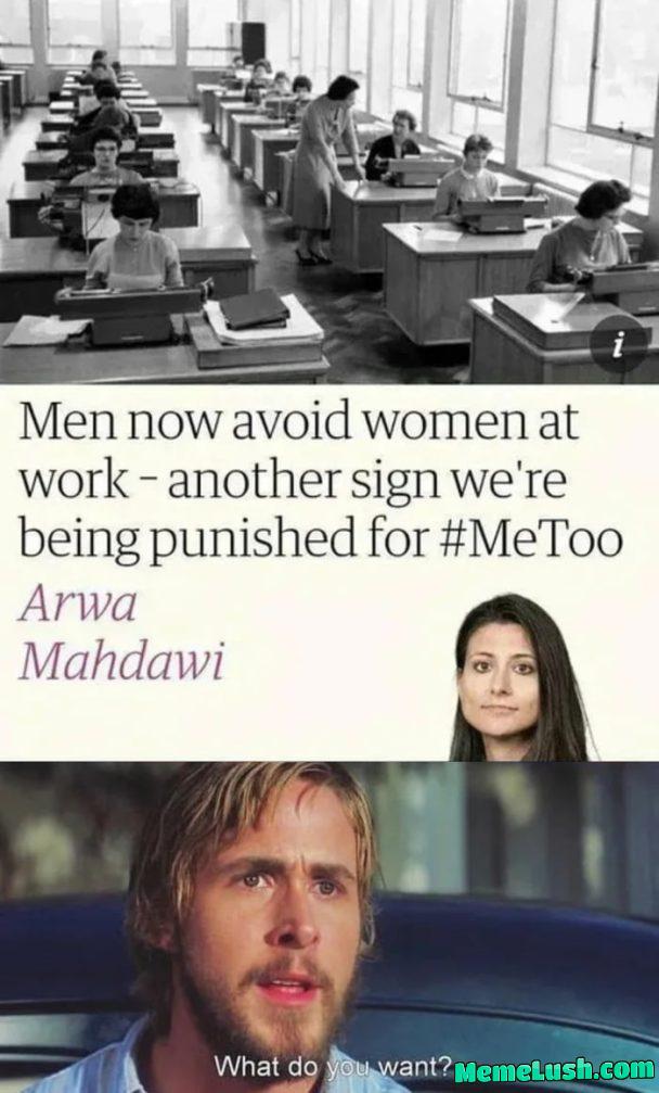 Yes, because all the men who fell victims to #metoo weren’t punished at all. Yes, because all the men who fell victims to #metoo weren’t punished at all.