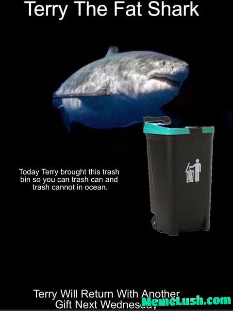 Give Terry a gift back by not littering Give Terry a gift back by not littering