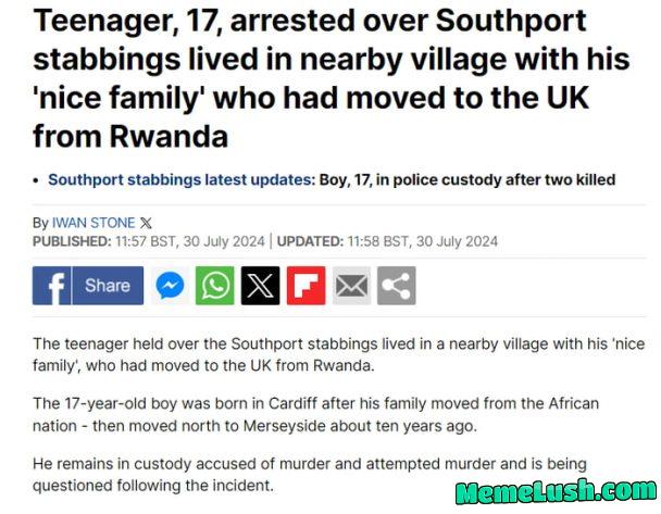 Sadly, there is a third little white girl who died who was killed by an evil Rwandan mass killer who lived near them