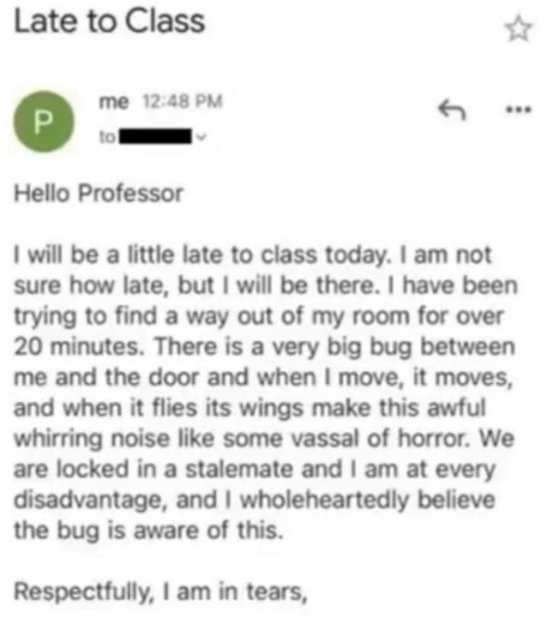 Late to class Late to class