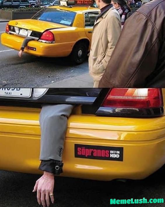 Promotion of 6th season of The Sopranos on the streets of New York in mid 2000 Promotion of 6th season of The Sopranos on the streets of New York in mid 2000