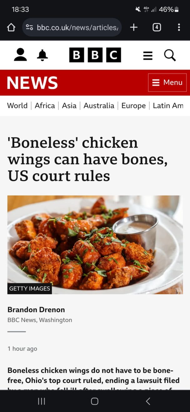 Thank you to the US courts for clarifying it …