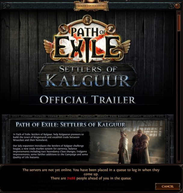 Login! Good luck everyone! May RNG-Jesus and Chris Wilson be on your drops!