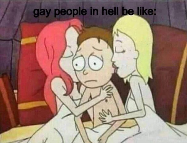 Heaven will be very bad for gays
