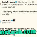 Last week Mr Musk shared an altered video of Kamala, in response…