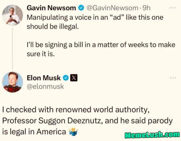 Last week Mr Musk shared an altered video of Kamala, in response… Last week Mr Musk shared an altered video of Kamala, in response…