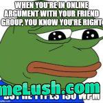 I made a sentence, he wrote a book of argument.