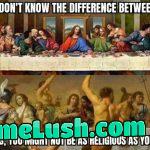 You can stop clutching your pearls, or are you going to be offended for Zues now?