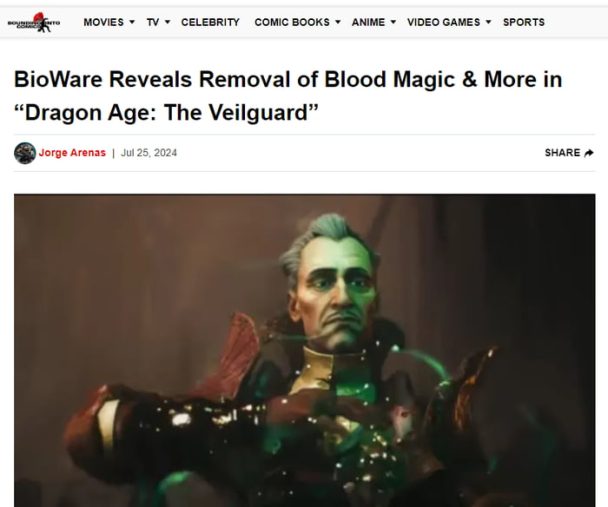 EA will sell you ‘Blood Mage’ for bucks. Just wait and see. EA will sell you ‘Blood Mage’ for bucks. Just wait and see.