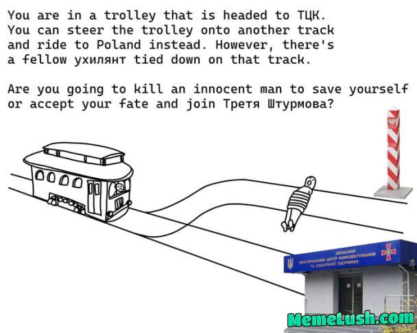 True trolley problem