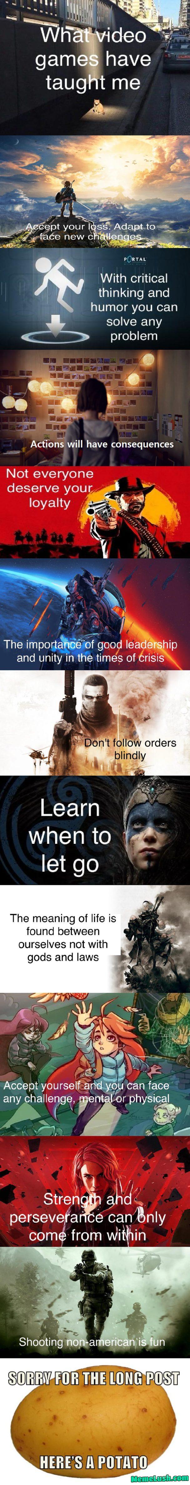Life lessons from video games