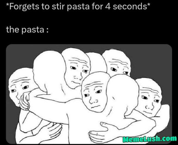 Pasta are so full of mischief 😂😂😂