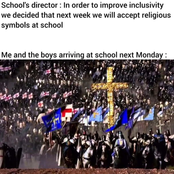 We borrowed the horses from a Muslim with money from a Jew