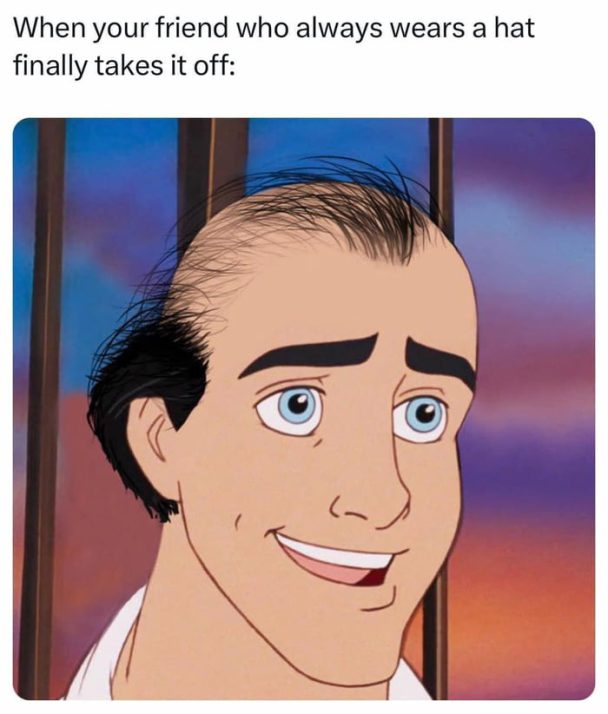 Now wear your hat again