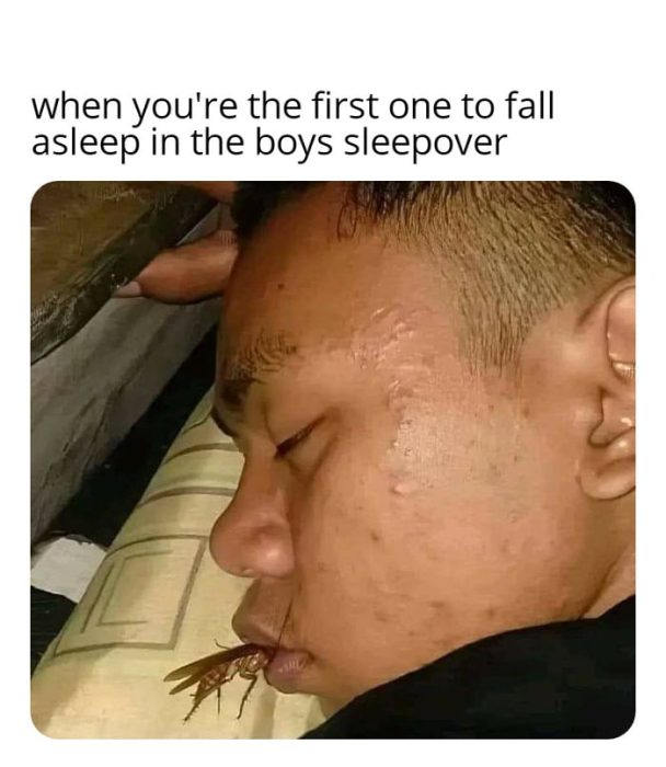 Never sleeping at my friend’s house ever again