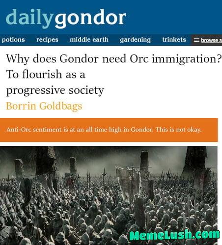 Gonor doesn’t have enough diversity. It must Die…verse a little more Gonor doesn’t have enough diversity. It must Die…verse a little more