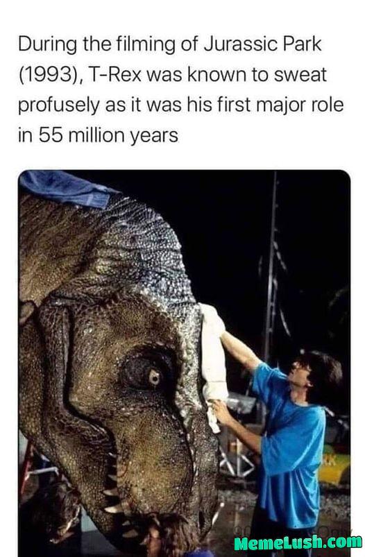 He was Very Nervous.