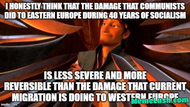 For real. You can catch up economically but good luck fixing your now multiethnic, islamism ridden countries.