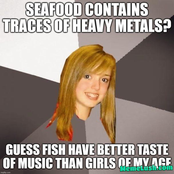 Musically oblivious 8th grader
