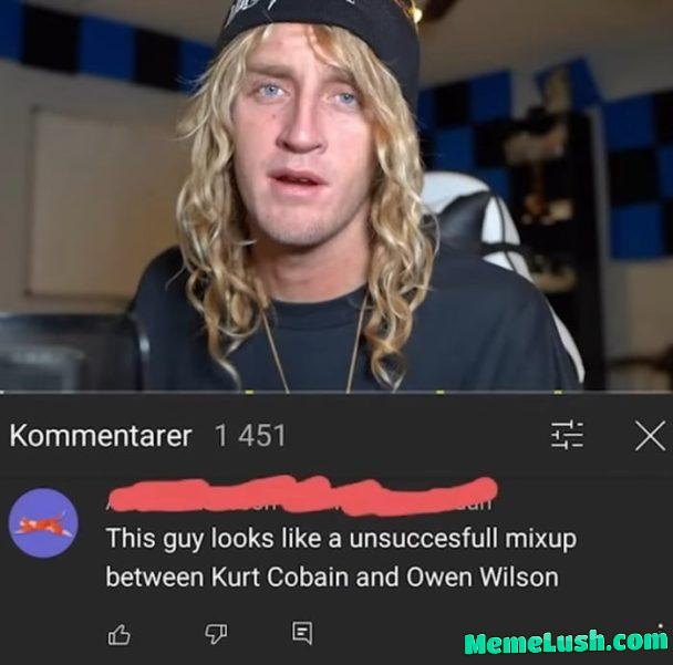 He looks like an undercover cop at a music festival