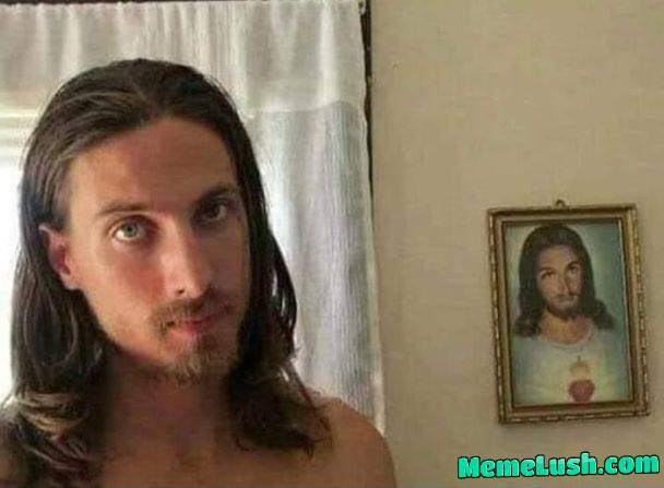 Bro’s been takin selfies instead of answering our prayers.