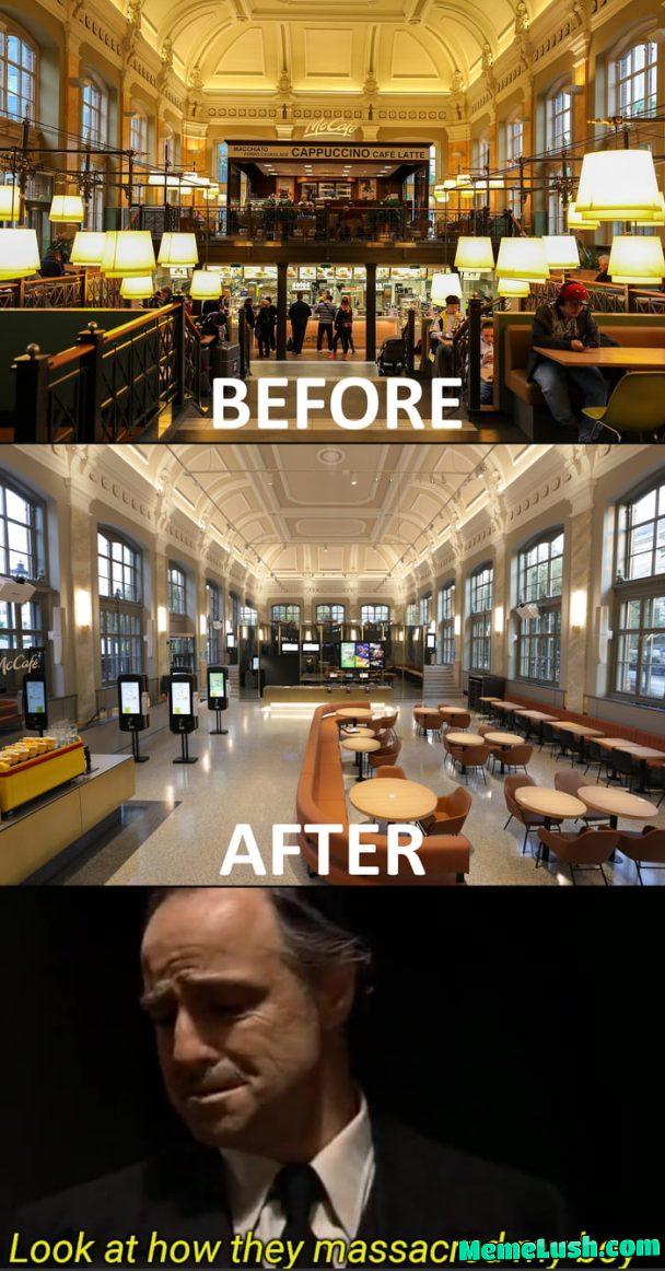 The world’s “fanciest” McDonald’s after renovation