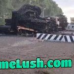 These two Russian T-62Ms were racing so fast to save Mother Russia at Kursk that they ran head-on into Ukrainian forces.