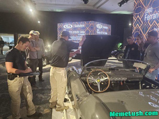 Cops slam the hood of a ,000,000 Ferrari like it’s a junk car. Cops slam the hood of a ,000,000 Ferrari like it’s a junk car.