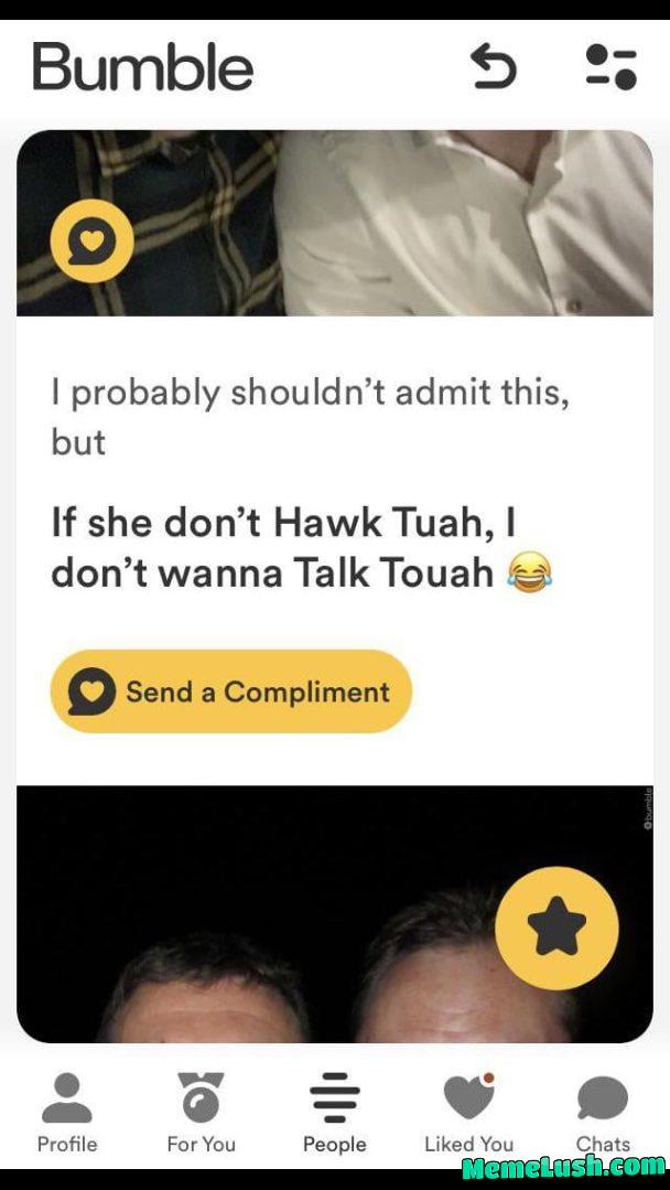 Stumbled upon this on Bumble