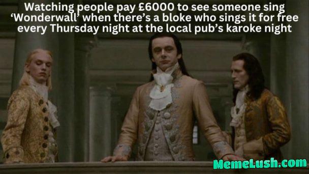 Are we still talking about Oasis tickets?