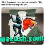 Truly has anyone ever TRIED to actually sleep while cuddling? 💀