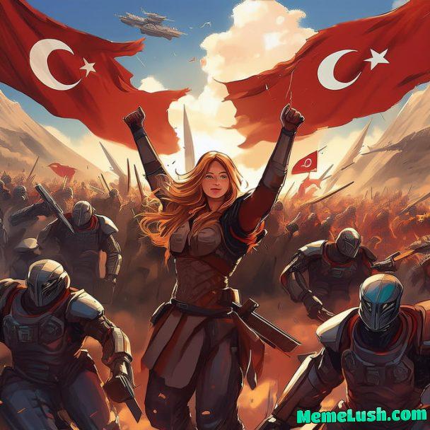 Today is the day of victory, Turkey’s day. Today is the day of victory, Turkey’s day.