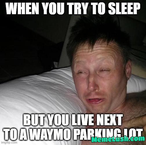 Waymo robotaxis ai fail: Honks at each other trying to park themselves at 4am