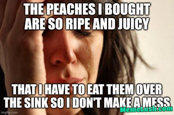 Sometimes we have to make sacrifices when choosing to eat seasonal fruits & veggies.