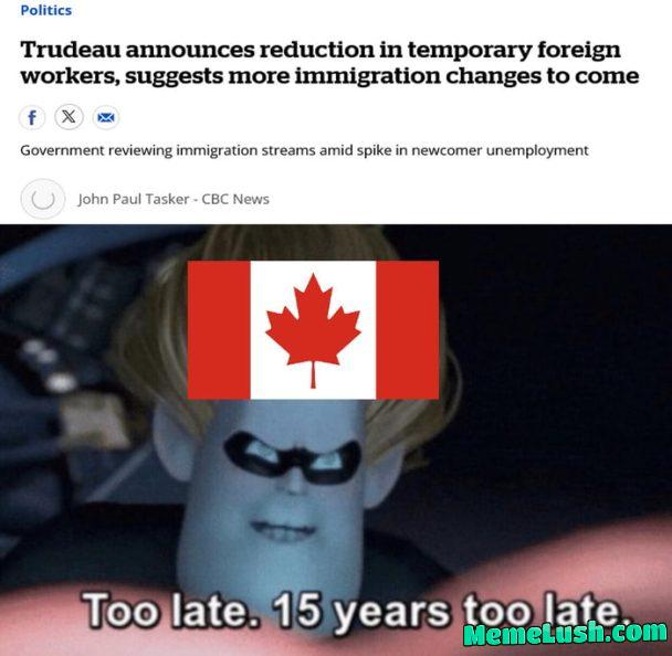 Canada is a bit slow Canada is a bit slow