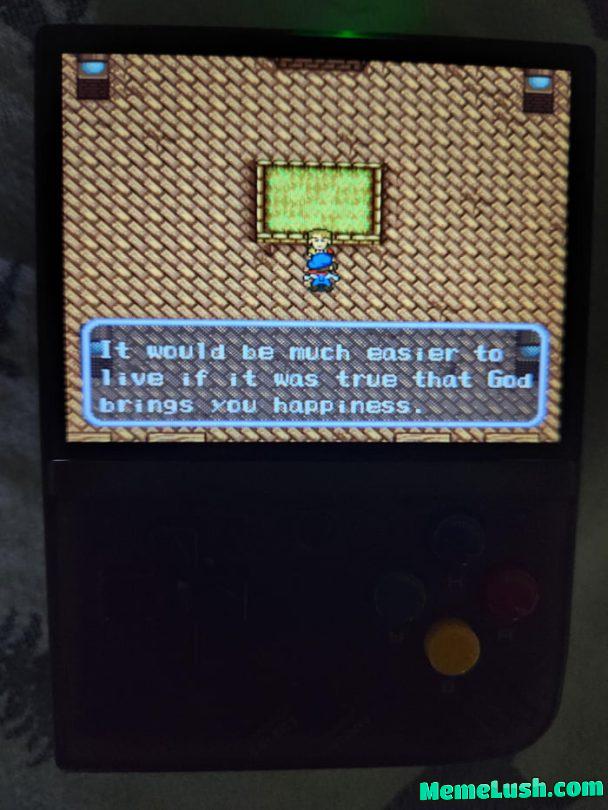 Harvest moon on snes hitting me with deep philosophy