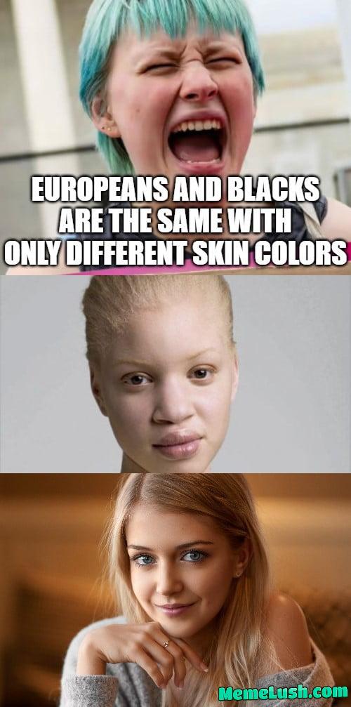 Maybe they have the same skull shape and structure.