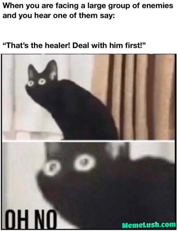 But you are cleric in DND, so you are fine