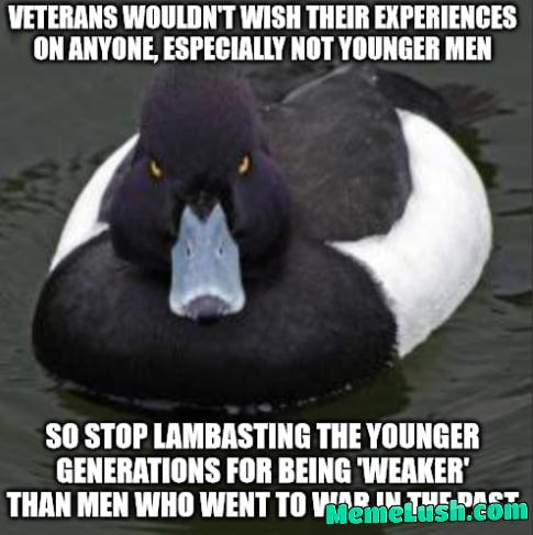 The whole point was to make the world a better place for the generations to come