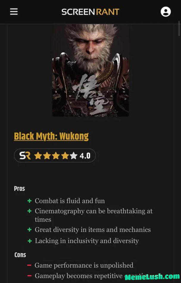 Wukong looks pretty good