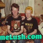 A young Mick Jagger and Billy Idol