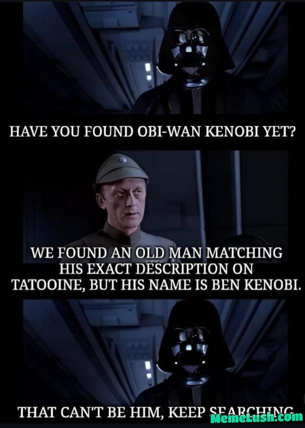 This isn’t the old man you’re looking for…