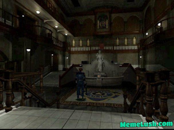 Greetings from legendary police station in Raccoon City Greetings from legendary police station in Raccoon City