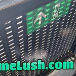 Amsterdam Airport, emergency gate fitted with an alarm just pushes open