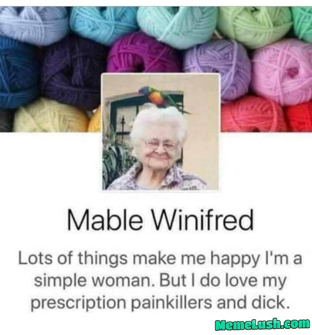 I will grow up to be like Mable