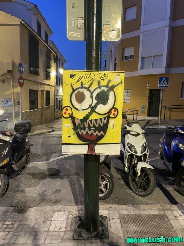 SpongeBob really let himself go 😔