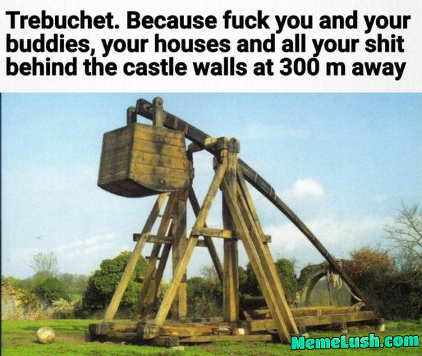 Just checking to see how many of you guys like trebuchets. Also, trebuchet thread.