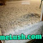 Hail Buildup Near A Door In Eastern Colorado.