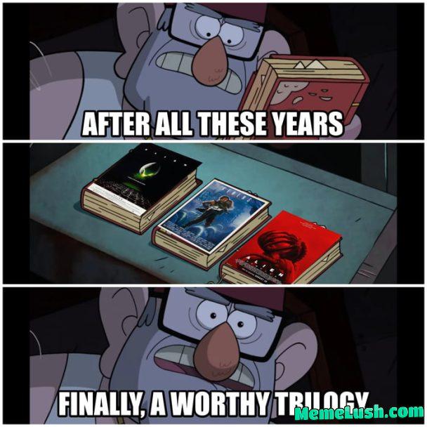 And about AlienΒ³ and Alien: Resurrection, NEVER looking backx And about AlienΒ³ and Alien: Resurrection, NEVER looking backx